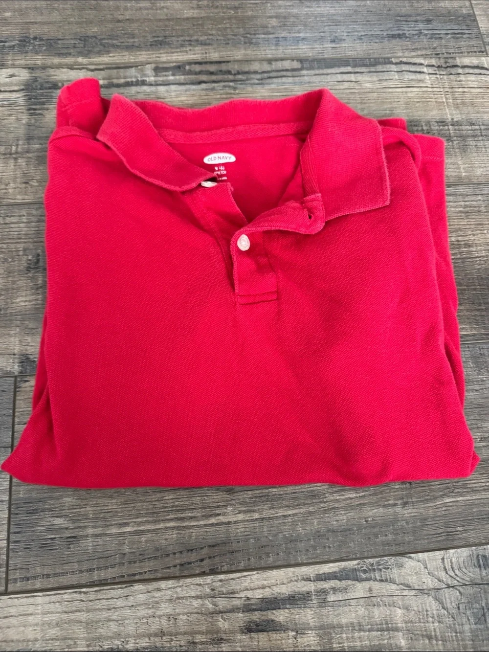 Boys Old Navy Size 8 Red School Uniform Polo